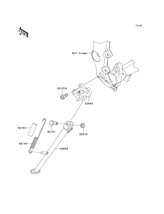 Подставка Kawasaki ZX600 ZX600 Ninja ZX-6R