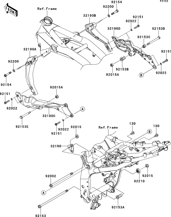 Engine mount Kawasaki ZR750 ZR750 Z750R ABS Engine mount Kawasaki ZR750 ZR750 Z750R ABS
