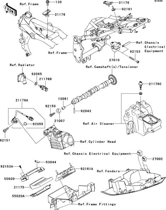 Fuel injection Kawasaki ZR750 ZR750 Z750S
