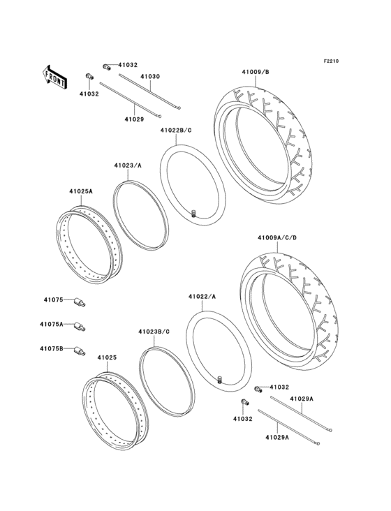 Tires Kawasaki VN1500 VN1500 Drifter