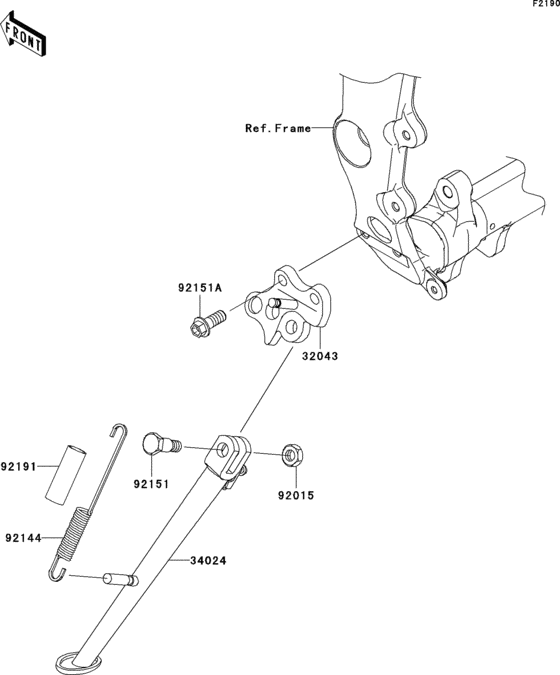 Stand(s) Kawasaki ZX600 ZX600 Ninja ZX-6R
