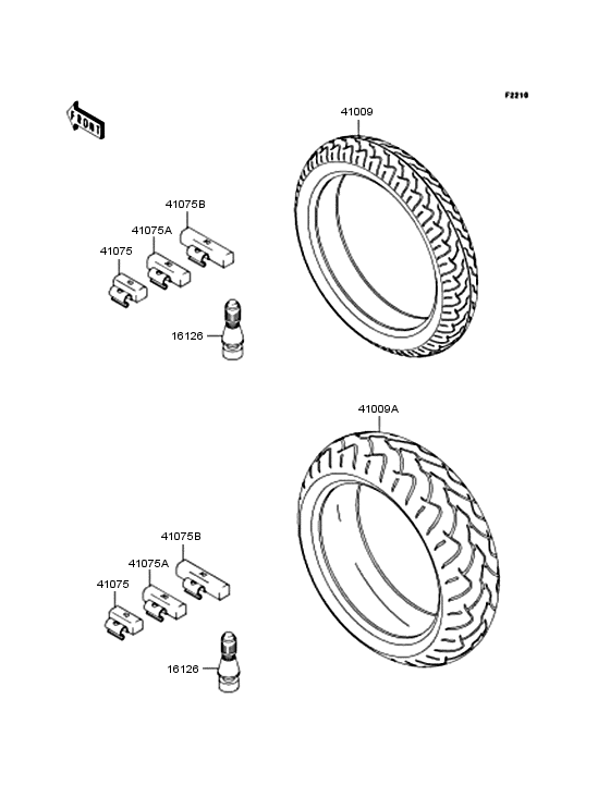 Tires Kawasaki ZR750 ZR750 Z750