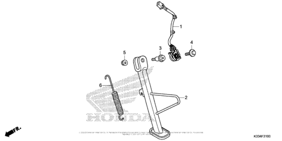 Подставка Honda CBR300R CBR300R (ABS)
