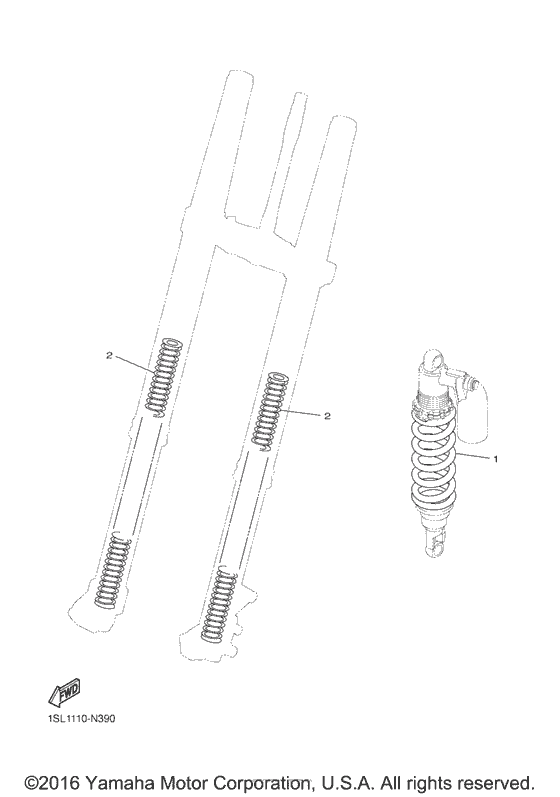 Опционные детали подвески Yamaha WR250 WR250F WR250F