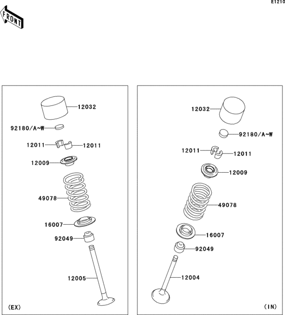 Valve(s) Kawasaki ZR750 ZR750 Z750