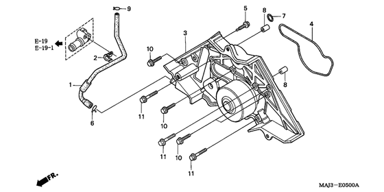 Водяной насос Honda ST1100 ST1100 (ABS/ TCS) Pan-European