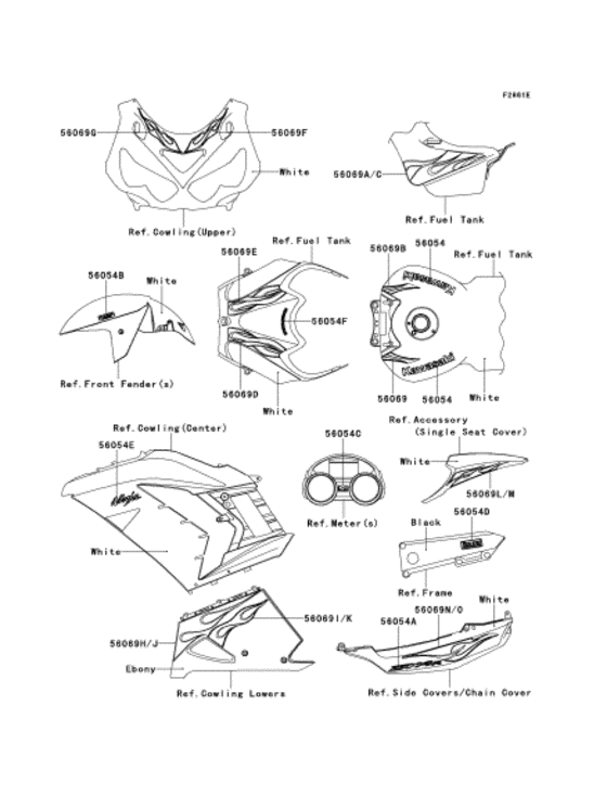 Наклейки Kawasaki ZX1400 ZX1400 Ninja ZX-14R ABS
