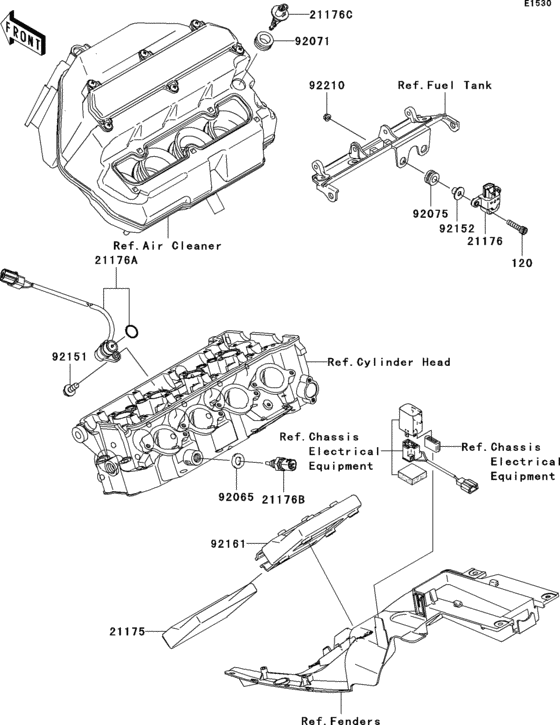 Fuel injection Kawasaki ZX600 ZX600 Ninja ZX-6RR