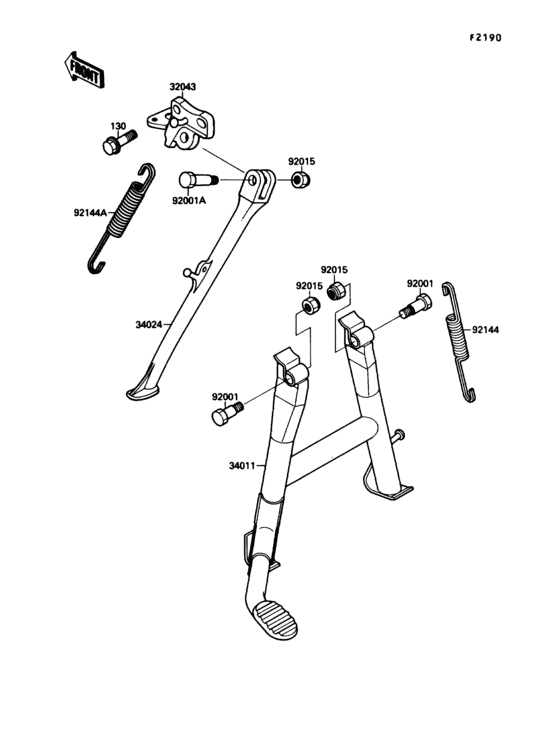 Stand(s) Kawasaki ZX750 ZX750 GPX750R