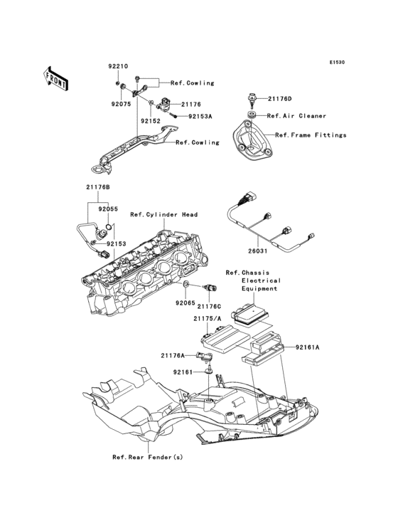 Fuel injection Kawasaki ZX1400 ZX1400 Ninja ZX-14