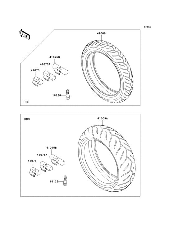 Tires Kawasaki ZR750 ZR750 Z750