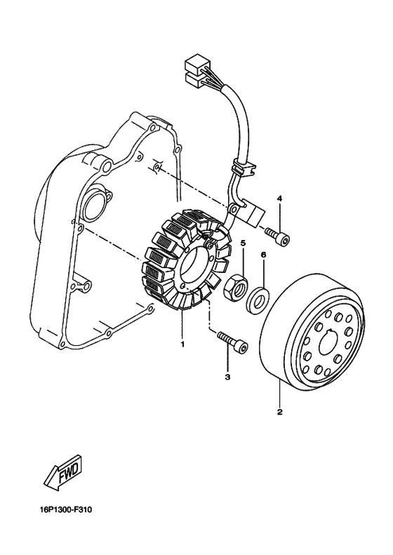 Генератор Yamaha VP125 VP125 X-City
