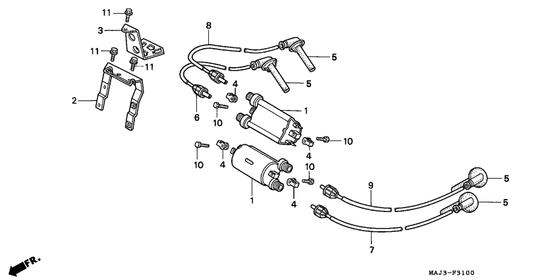 Катушка зажигания Honda ST1100 ST1100 (ABS/ TCS) Pan-European