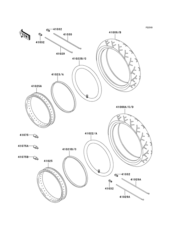 Tires Kawasaki VN1500 VN1500 Vulcan 1500 Classic FI
