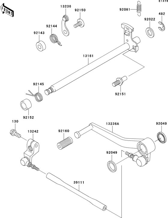 Переключатель передач Kawasaki ZX636 ZX636 Ninja ZX-6R Переключатель передач Kawasaki ZX636 ZX636 Ninja ZX-6R