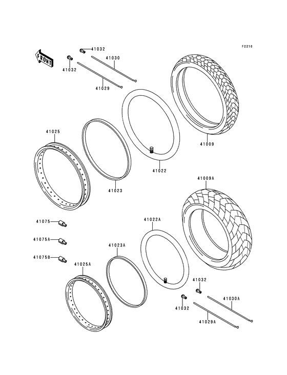 Tires Kawasaki VN800 VN800 Vulcan 800