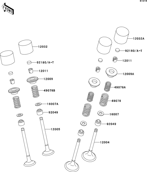Valve(s) Kawasaki ZX600 ZX600 Ninja ZX-6R