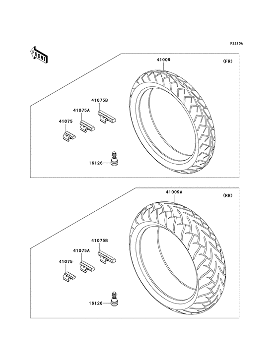 Tires Kawasaki ZX1000 ZX1000 Ninja ZX-10R