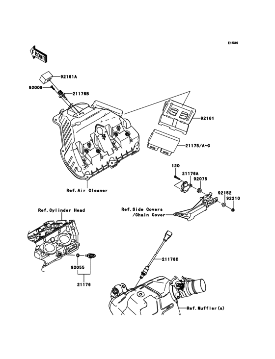 Fuel Injection Kawasaki ZX1000 ZX1000 Ninja ZX-10R Fuel Injection Kawasaki ZX1000 ZX1000 Ninja ZX-10R