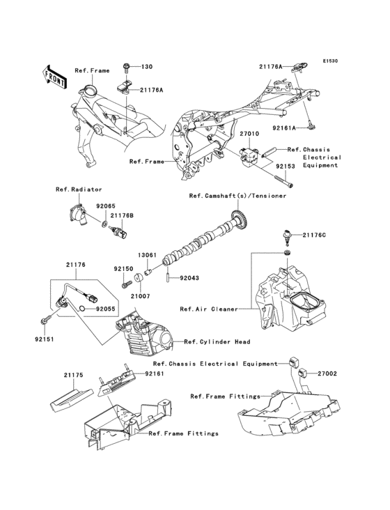 Fuel injection Kawasaki ZR750 ZR750 Z750