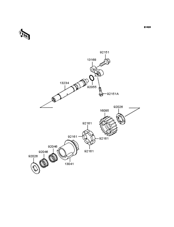 Balancer Kawasaki ZX1200 ZX1200 Ninja ZX-12R