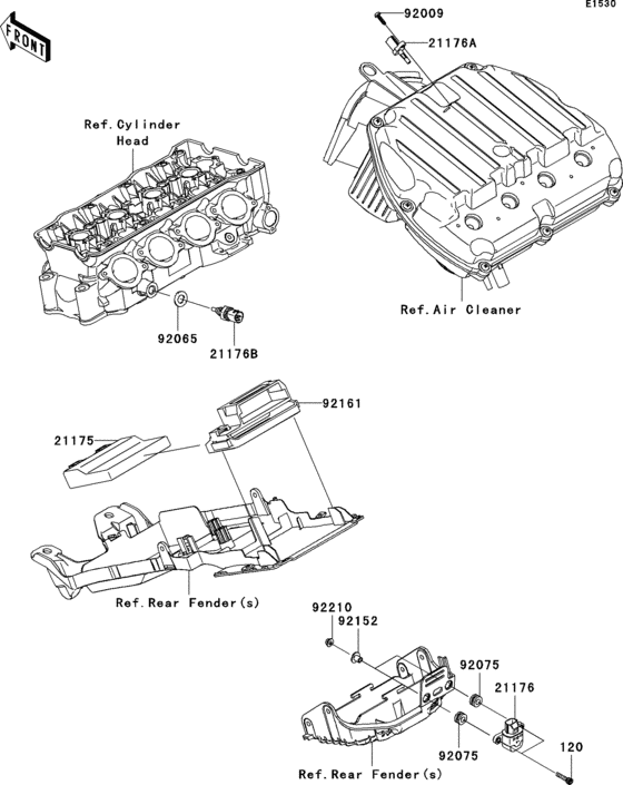 Fuel injection Kawasaki ZX600 ZX600 Ninja ZX-6R