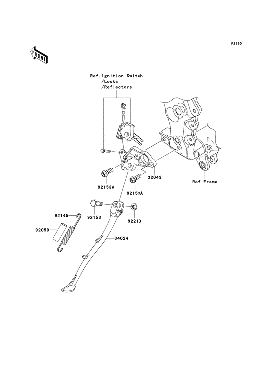 Подставка Kawasaki ZX1400 ZX1400 Ninja ZX-14