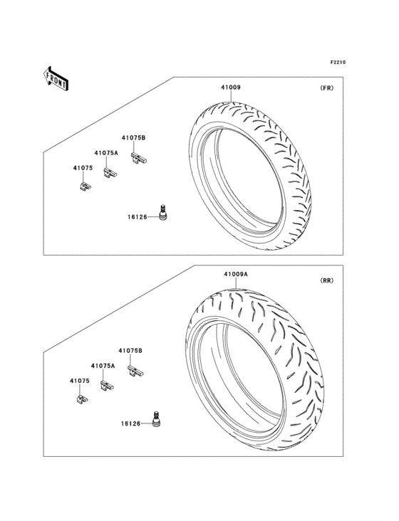 Tires Kawasaki ZX1000 ZX1000 Ninja ZX-10R