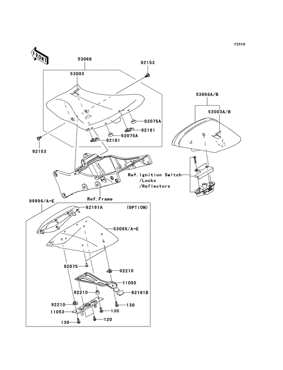 Сиденье Kawasaki ZX1000 ZX1000 Ninja ZX-10R