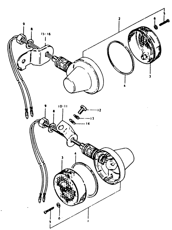 Поворотники Suzuki TS125 TS125