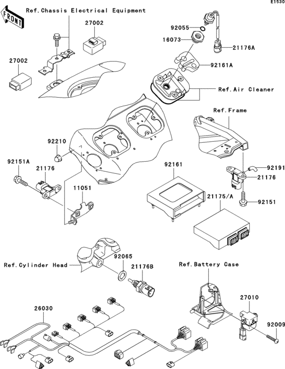 Fuel injection Kawasaki ZX1200 ZX1200 Ninja ZX-12R