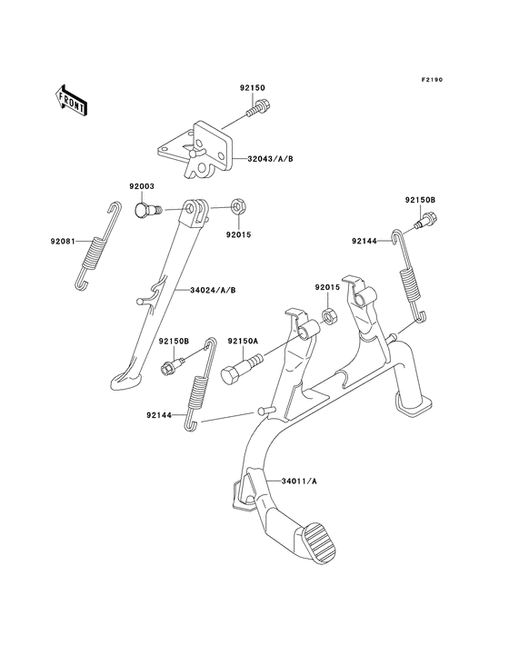 Подставка Kawasaki ZX1100 ZX1100 Ninja ZX-11 Подставка Kawasaki ZX1100 ZX1100 Ninja ZX-11
