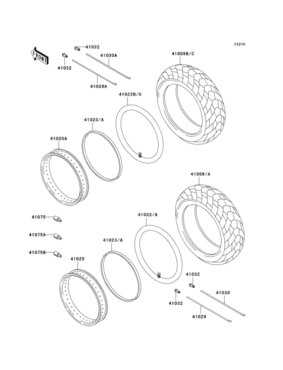 Tires Kawasaki VN800 VN800 Vulcan 800 Classic