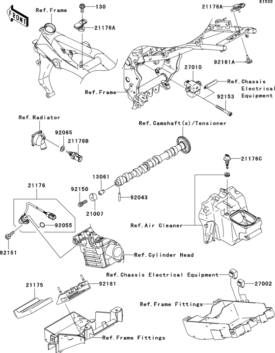 Fuel injection Kawasaki ZR750 ZR750 Z750