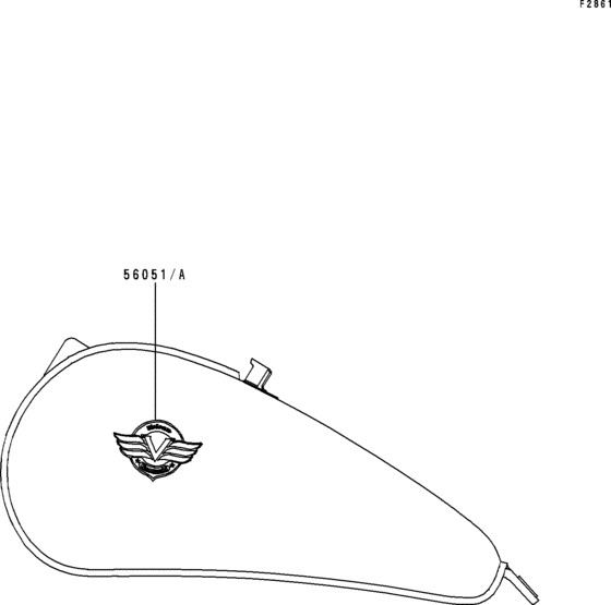 Decals(en500-c1/c2/c3) Kawasaki EN500 EN500 Vulcan 500 LTD