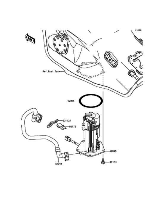 Fuel Pump Kawasaki ZX1000 ZX1000 Ninja ZX-10R 30th Anniversary Edition