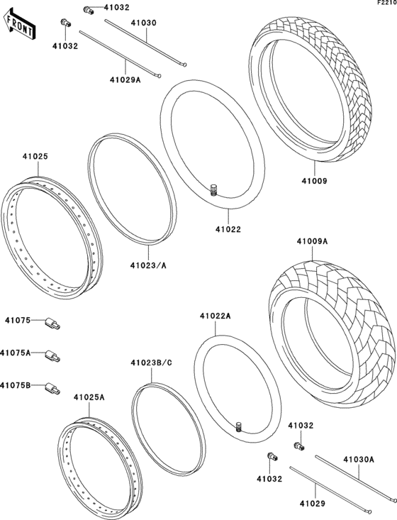 Tires Kawasaki EN500 EN500 Vulcan 500 LTD Tires Kawasaki EN500 EN500 Vulcan 500 LTD