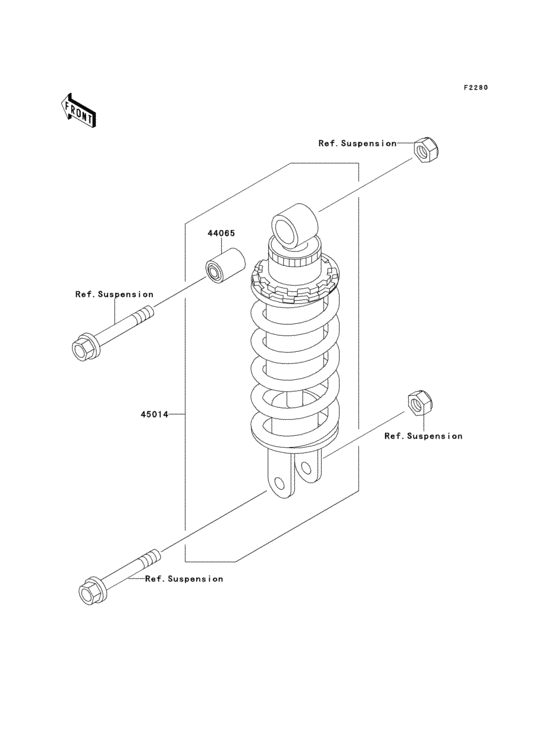 Shock absorber(s) Kawasaki ZX600 ZX600 Ninja ZX-6 Shock absorber(s) Kawasaki ZX600 ZX600 Ninja ZX-6