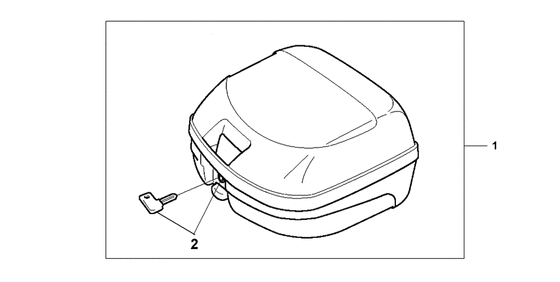 Top box 26l Honda SZX50 SZX50 X8R-S