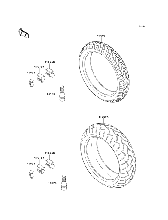 Tires Kawasaki ZX1200 ZX1200 Ninja ZX-12R