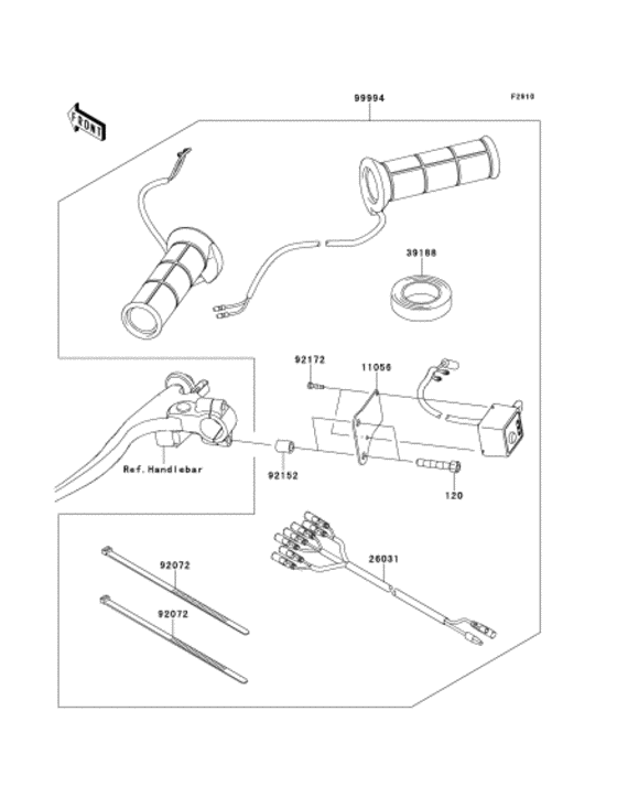 Accessory Kawasaki ZX1000 ZX1000 Ninja 1000 ABS
