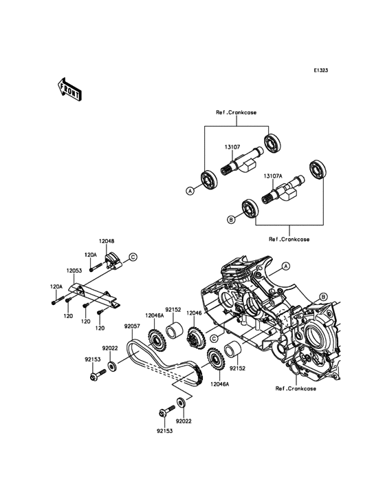 Balancer Kawasaki VN1700 VN1700 Vulcan 1700 Voyager Custom ABS