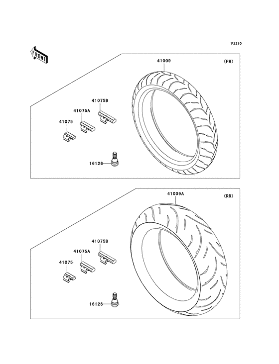 Tires Kawasaki ZX1000 ZX1000 Ninja ZX-10R