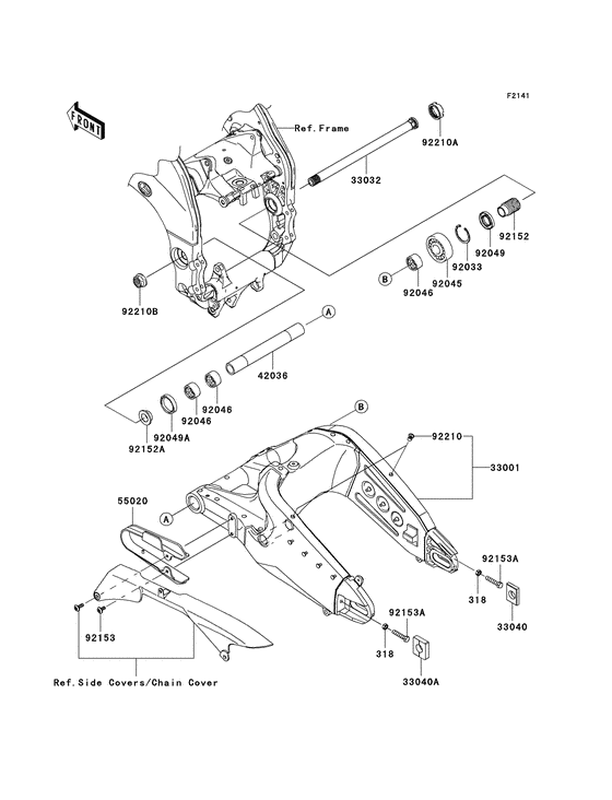 Задний рычаг (Маятник) Kawasaki ZX1000 ZX1000 Ninja ZX-10R