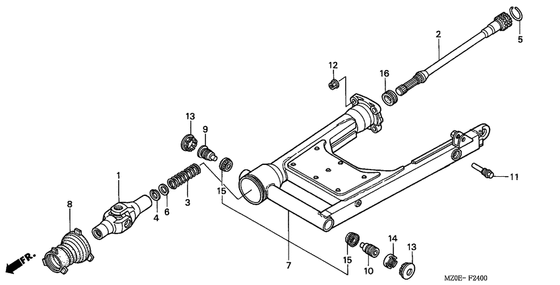 Arm swing Honda GL1500 GL1500C F6C Arm swing Honda GL1500 GL1500C F6C