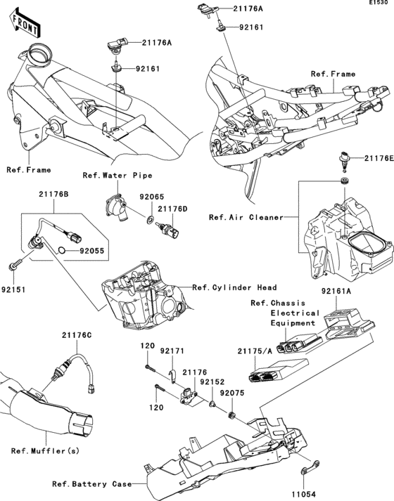 Fuel injection Kawasaki ZR750 ZR750 Z750