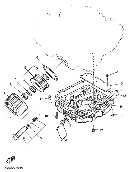 Ylfilter Yamaha XJ900 XJ900F Diversion