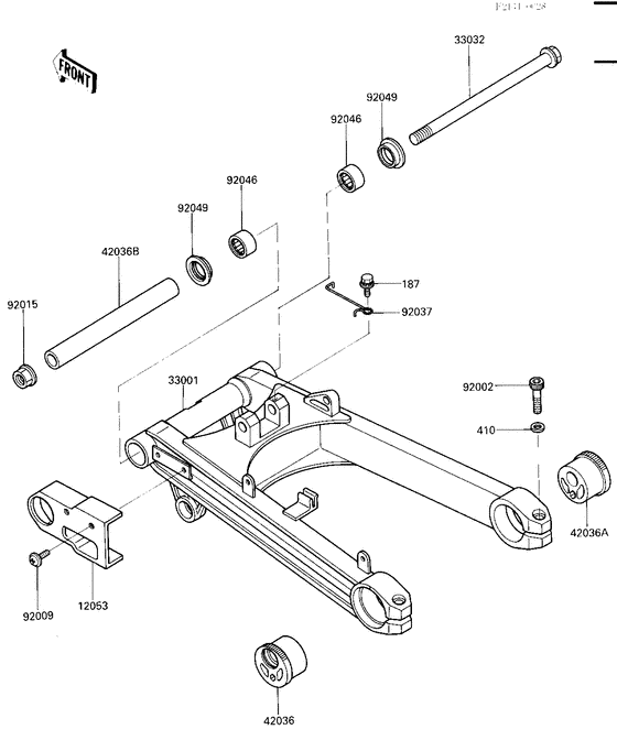 Arm swing Kawasaki ZX1000 ZX1000 GPZ1000RX