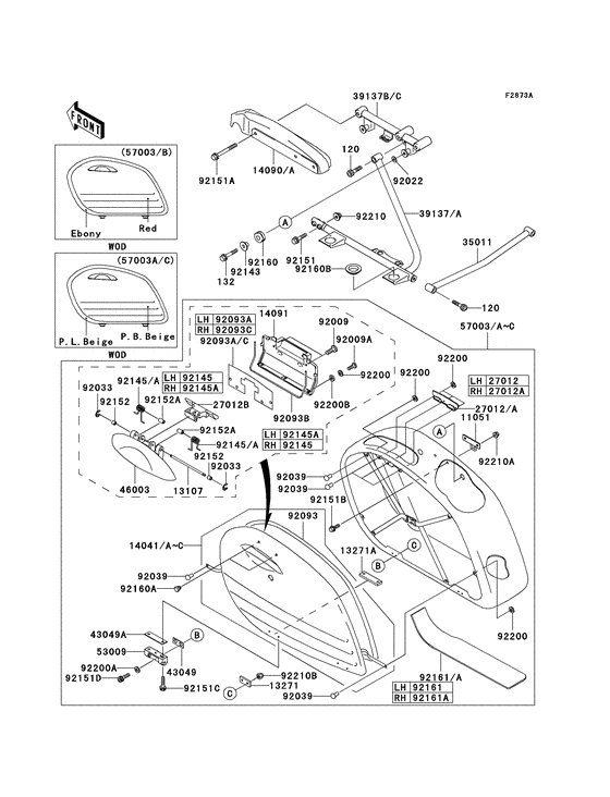 Saddlebags Kawasaki VN1500 VN1500 Vulcan 1500 Nomad Fi