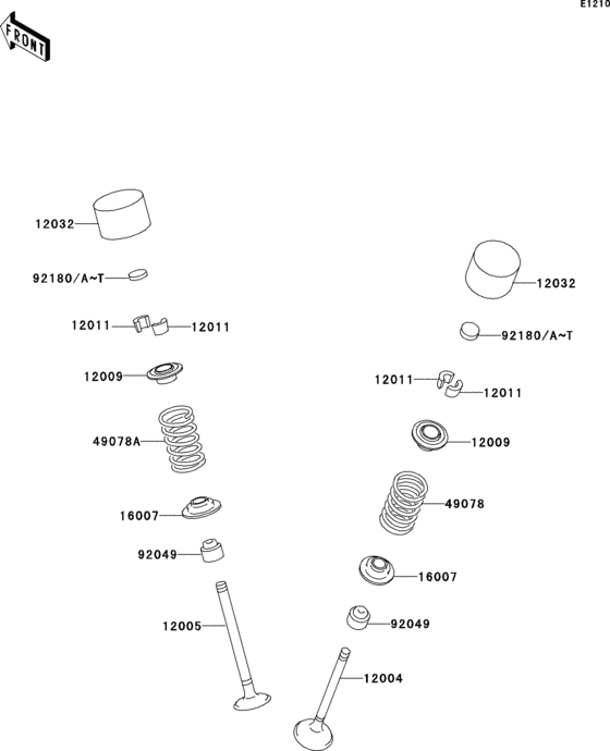 Valve(s) Kawasaki ZX600 ZX600 Ninja ZX-6RR